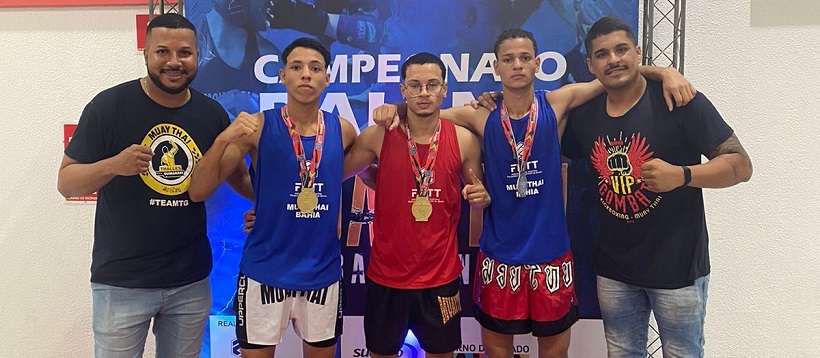  Atletas de Dias d’Ávila participam de Campeonato Baiano de Muay Thai e garantem três medalhas