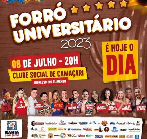  Forró universitário e solidário é realizado em Camaçari