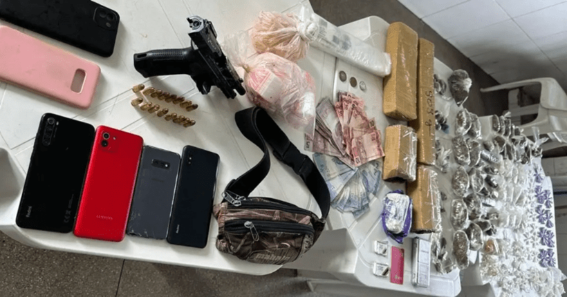  Polícia prende quatro suspeitos de tráfico em Candeias