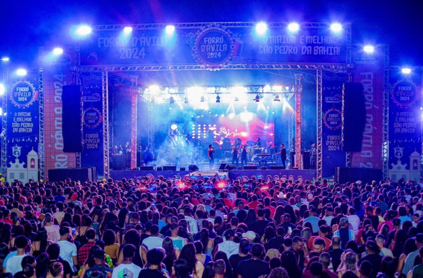  Forró d’Ávila 2024 Inicia com recorde de público na Praça do Imbassay
