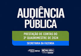  SEFAZ realiza Audiência Pública para Prestação de Contas do 3º Quadrimestre de 2024