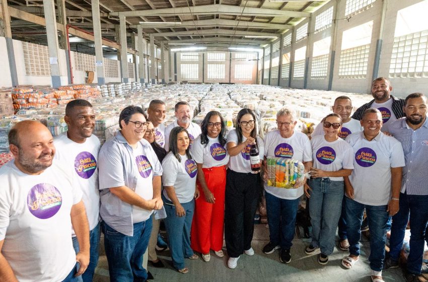  Prefeitura de Camaçari intensifica organização das Cestas de Páscoa 2025