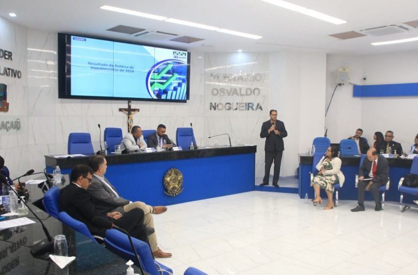  ISSM apresenta prestação de contas de 2024 em audiência pública na Câmara de Camaçari