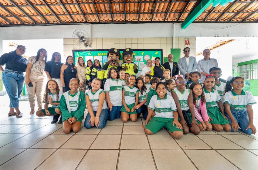  Ação educativa leva conscientização sobre o trânsito a estudantes da rede municipal de Camaçari