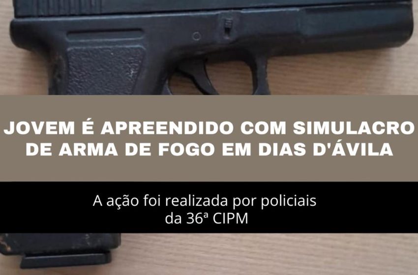  Adolescente é apreendido com simulacro de arma durante confusão em escola de Dias d’Ávila
