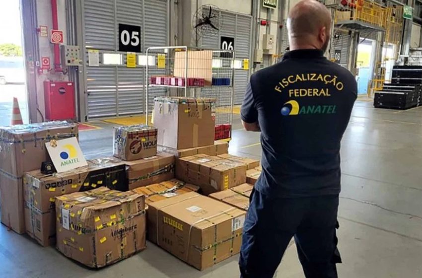  Anatel apreende 56 mil produtos irregulares em operação na Bahia e em São Paulo