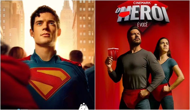 Cinemark oferece ingresso grátis para quem for assistir “Superman” com cueca por cima da calça