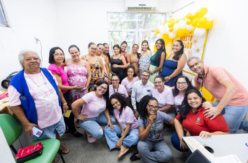  Projeto “Gestando com Amor” promove encontro especial sobre aleitamento materno no Agosto Dourado
