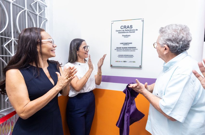  Prefeito Luiz Caetano reabre CRAS de Parafuso após quase 10 anos fechado